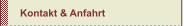 Kontakt & Anfahrt
